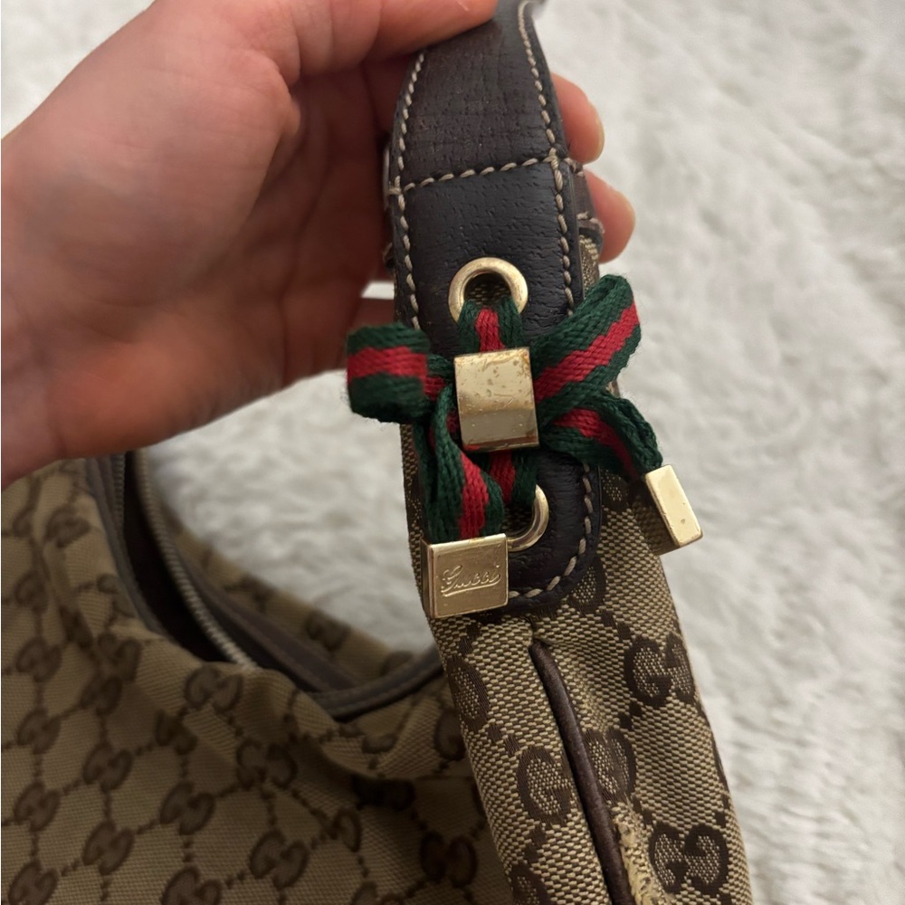 Authentic Gucci GG Canvas Hobo Shoulder Bag - Picture 4 of 11